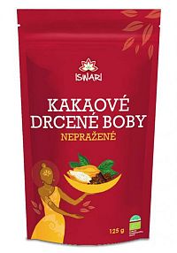 Iswari Nepražené kakaové bôby drvené BIO 125 g