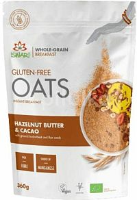 Iswari Raňajková zmes - Orieškové maslo a kakao BIO 360 g