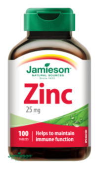 Jamieson Zinok 25 mg 100 tabliet (min. 6 mesiacov)