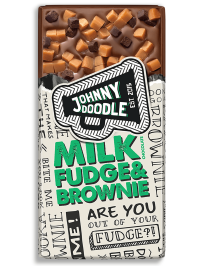 Johnny Doodle Mliečna čokoláda fondán a brownies 150 g