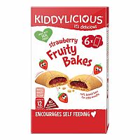 Kiddylicious Koláčiky s jablkovo-jahodovou náplňou 6x22 g