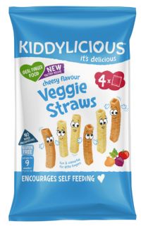 Kiddylicious tyčinky so syrovou príchuťou multipack 4x12 g