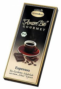 Liebharts Horká čokoláda s príchuťou espresso BIO 100 g