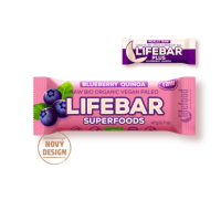 Lifefood Lifebar PLUS čučoriedka quinoa BIO 47 g