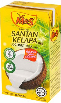 M & S Kokosová alternatíva smotany 21% tuku 1000 ml