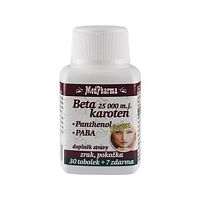 MedPharma Beta karotén 25.000 mj + panthenol + PABA 37 tablet