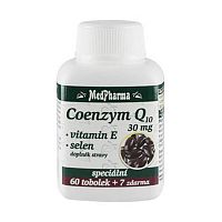 MedPharma Coenzym Q10 30 mg + vit E + selén 67 tablet