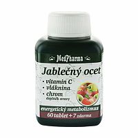 MedPharma Jablčný ocot + vit C + vláknina + chróm 67 tablet