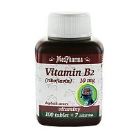 MedPharma Vitamín B2 (riboflavín) 10 mg 107 tab