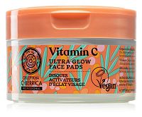 Natura Siberica C-Berrica Pleťové tampóny na rozjasnenie pleti 20 ks