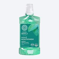 Natura Siberica Prírodná ústna voda so 7 Sibírskymi bylinami a zinkom 520 ml