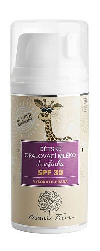 Nobilis Tilia Detské opaľovacie mlieko SPF 30 Josefínka 100 ml