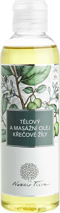 Nobilis Tilia Telový a masážny olej Kŕčové žily 200 ml