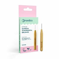 Nordics Medzizubná bambusová kefka 0,40 mm 8 ks