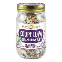 Purity Vision Levanduľová kúpeľová soľ BIO 400 g