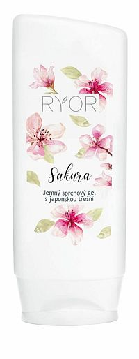 RYOR Jemný sprchový gél s japonskými čerešňami 200 ml