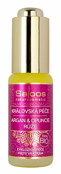 Saloos Pestovací olej Argan, opuncia a ruža 20 ml