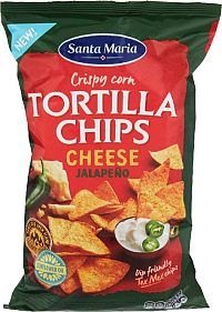 Santa Maria Tortilla chips syr Jalapeno 185 g
