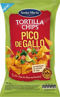 Santa Maria Tortilla čipy Pico de Gallo 185 g