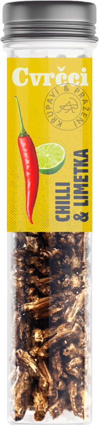 Sens Cvrčky s príchuťou chilli a limetka 20 g