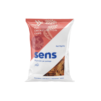 Sens Proteínové chipsy s cvrččím proteínom pikantná paprika 80 g