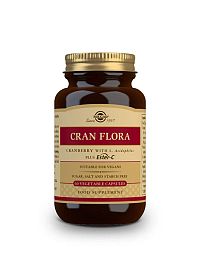 Solgar CRAN FLORA - brusnice s probiotikami plus Ester-C 60 tablet