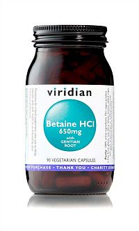 Viridian Betaín HCL 90 kapsúl