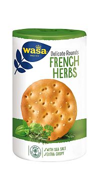 Wasa Delicate Rounds francúzskej bylinky 205 g
