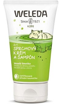 Weleda 2 v 1 Sprchový krém a šampón Veselá limetka 150 ml