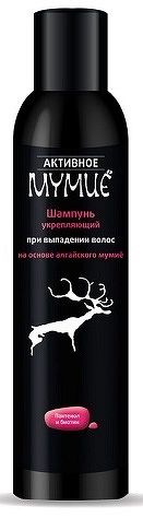 Aktívne Mumio - Šampón posilňujúci proti vypadávaniu vlasov na základe mumia z Altaja - 330ml