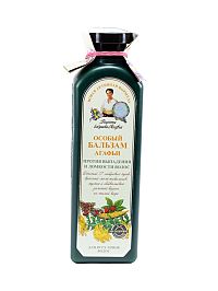 Babička Agafa Špeciálny balzam zo 17 bylín- proti vypadávaniu a lámavosti vlasov- 350ml