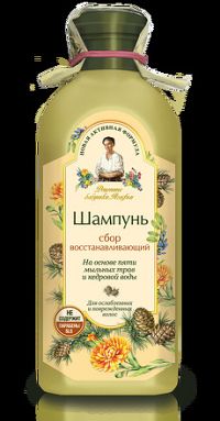 Eliksír Babička Agafa - Šampón na regeneráciu oslabených a poškodených vlasov 350ml