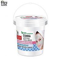 Fito Kosmetik Fitokosmetik  Biely valdajský íl na tvár telo a vlasy „OMLADZUJÚCI“ 155 ml