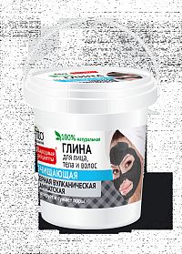 Fito Kosmetik Fitokosmetik Čistiaci čierny vulkanický kamčatský íl– na tvár telo a vlasy 155 ml