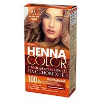 Fito Kosmetik Fitokosmetik Krémová farba na vlasy Henna color  6.0 PRÍRODNÁ HNEDÁ 115ml