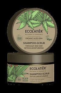 Peelingový šampón Aloe vera - detoxikuje a hydratuje vlasy - EcoLatier Organic - 250ml
