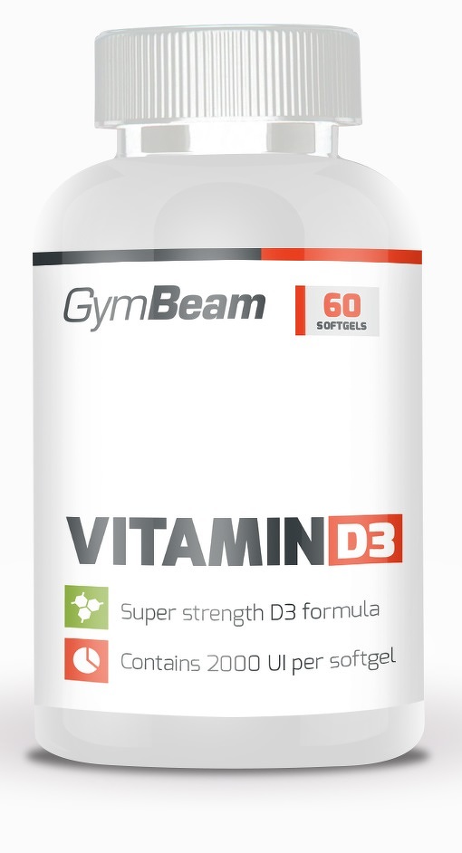 GymBeam Vitamin D3 2000 IU 240 kapsúl
