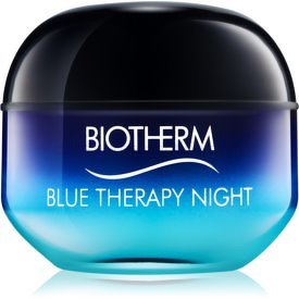 Biotherm Blue Therapy nočný protivráskový krém pre všetky typy pleti 50 ml