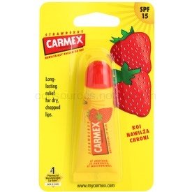 Carmex Strawberry balzam na pery v tube SPF 15 10 g