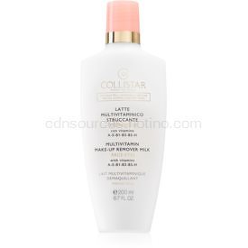 Collistar Multivitamin Make-Up Remover Milk odličovacie mlieko pre normálnu a suchú pleť 200 ml