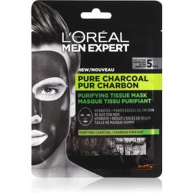 L’Oréal Paris Men Expert Pure Charcoal  plátenná maska 30 g