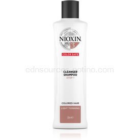 Nioxin System 3 Color Safe Cleanser Shampoo čistiaci šampón pre farbené rednúce vlasy 300 ml