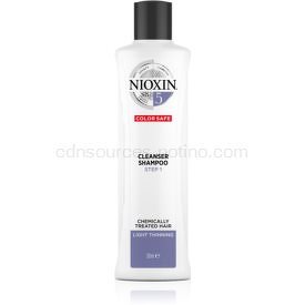 Nioxin System 5 Color Safe Cleanser Shampoo čistiaci šampón pre farbené rednúce vlasy 300 ml
