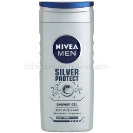 Nivea Men Silver Protect sprchový gél na tvár, telo a vlasy 250 ml