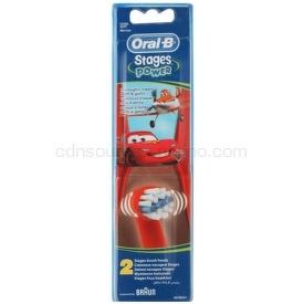 Oral B Stages Power EB10 Cars náhradné hlavice na zubnú kefku extra soft  2 ks