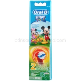 Oral B Stages Power EB10 Mickey Mouse náhradné hlavice na zubnú kefku extra soft  2 ks