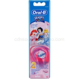 Oral B Stages Power EB10 Princess náhradné hlavice na zubnú kefku extra soft  2 ks