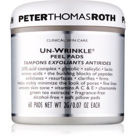 Peter Thomas Roth Un-Wrinkle peelingové pleťové tampóny 60 ks