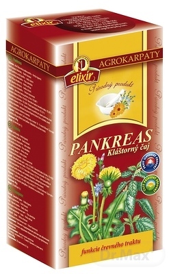 Agrokarpaty PANKREAS Kláštorný čaj prírodný produkt 20 x 2 g