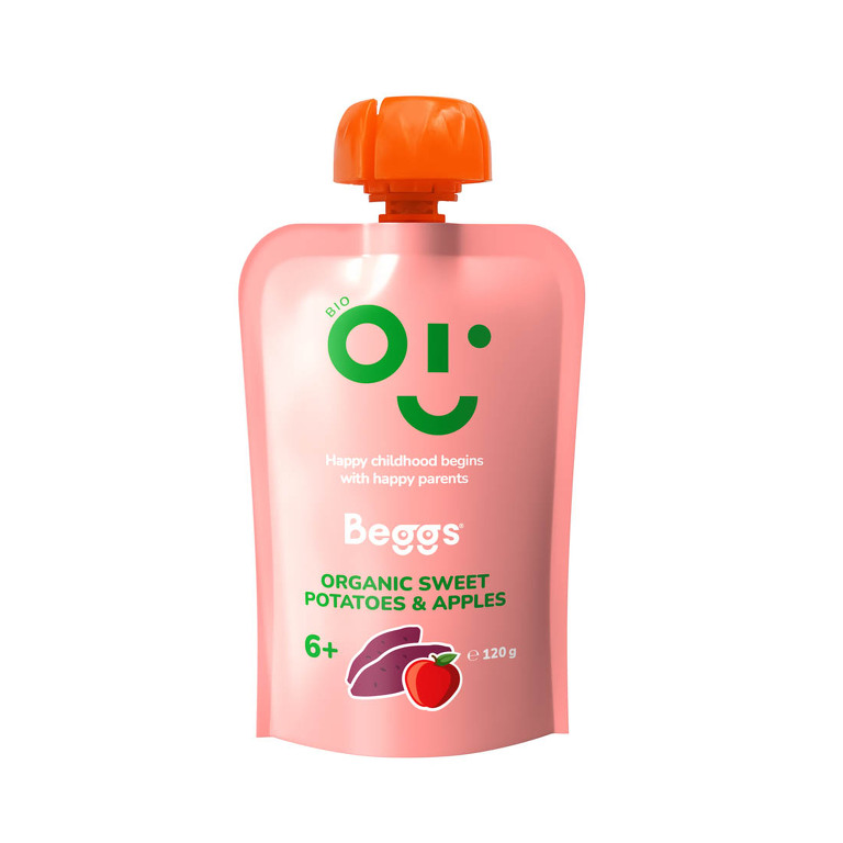 Beggs BIO Batáty a jablká 120 g Beggs BIO Batáty a jablká 120 g